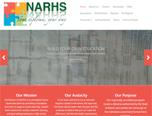 Tablet Screenshot of narhs.com